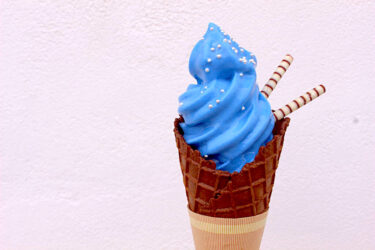 【Meru Olive（メルオリーブ）】植木で青いソフトクリーム！？パフェもあるよ＠メニュー