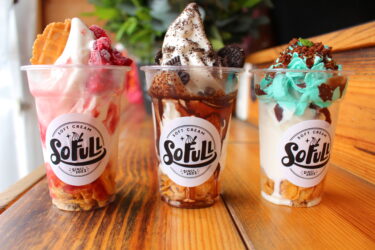 【SOFULL（ソフル）】光の森でソフトクリーム！夜アイスが食べられるお店